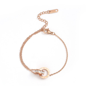 Collar de Cadena de Acero de Titanio con Colgante de Luna y <span class=keywords><strong>Perlas</strong></span> Vintage que no se desvanecen, Chapado en Oro de 18k, para Mujer, a la Moda - Product Image 5