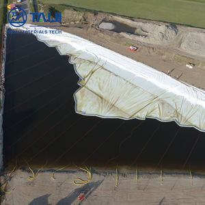 台湾ブランド1mm HDPEジオメンブレン屋外魚エビロブスター農業用滑らかな表面の池ライナー1年 - Product Image 3