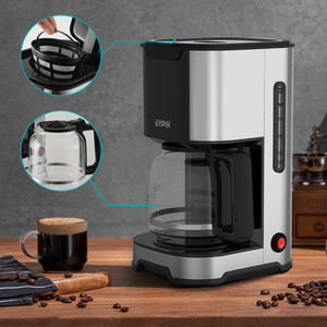 Cafetière à filtre automatique Winningstar 1,2 L pour usage domestique en acier inoxydable - Product Image 4