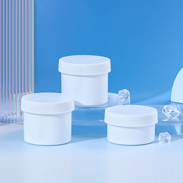 Wholesale 30ml 50ml Skincare Packaging Plastic Face Cream Cosmetic Jar  Free Sample Available