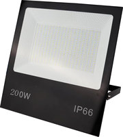 Nouveau IP66 LED 50/100/150/200W Ultra Mince Noir Jardin Extérieur LED Projecteur