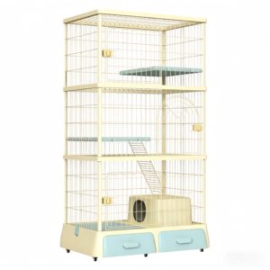 Gabbia per Gatti da Interno Extra Large, Villa a Due Piani con Ampio Spazio, Cuccia per Gatti per Tutte le Stagioni - Product Image 4