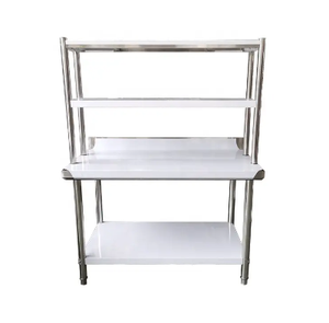 Estantería Industrial de acero inoxidable cromado, estantería de 36 "x 18" x 45 ", estante de Metal ajustable de <span class=keywords><strong>3</strong></span> niveles, almacenamiento de cocina comercial - Product Image 6