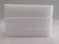 Insert en mousse antichoc en EPE/EVA de forme personnalisée, avec doublure en coton perlé imperméable, pour la logistique express de verrerie à vin