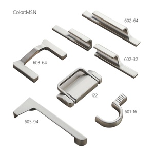 Modern Zinc Alloy Furniture <b>Hardware</b> Handles Pulls Knobs for Wardrobe <b>Kitchen</b> Bedroom Living Room Use-Durable Easy Installation - Product Image 4