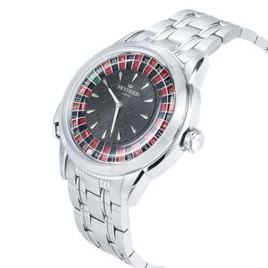 Reloj Mecánico de Lujo para Hombre con Rueda de Ruleta de Acero Inoxidable, Logotipo Personalizado, Cristal de Zafiro, Luminoso, Resistente al Agua, en Existencia - Product Image 2