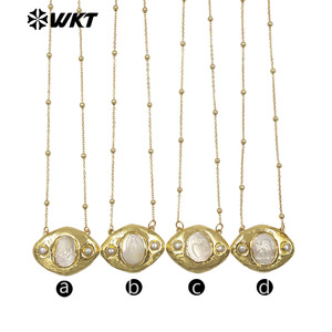 WT-JN388 Vente en gros d'usine, collier plaqué or avec pendentif Vierge <span class=keywords><strong>Marie</strong></span> <span class=keywords><strong>de</strong></span> style religieux pour femmes, bijoux uniques - Product Image 4
