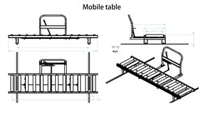 फर्नीचर के लिए आसान चलती ट्रॉली रोलर चलती ट्रॉली - Product Image 5