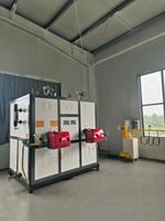 Generator Uap Industri Horizontal Berbahan Bakar Minyak/Gas dengan Sistem Tabung Api Bertekanan Rendah dan Sirkulasi