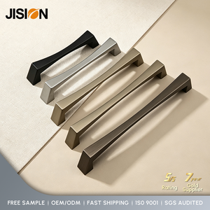 Tiradores de Lujo para Muebles de Aluminio, Doble Color, Barra en T, Dorado, Negro, <span class=keywords><strong>Blanco</strong></span>, Fabricantes de Tiradores Modernos para Gabinetes de Cocina - Product Image 2