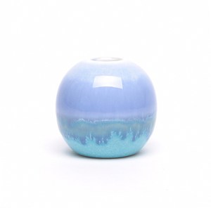 <span class=keywords><strong>Florero</strong></span> de cerámica de estilo nórdico, diseño simple, color azul - Product Image 2