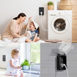 ELEGRP Outdoor 15 20 Amp UL Power Steckdose Elektrische <span class=keywords><strong>Gfci</strong></span> Leistungs schalter Wand steckdosen <span class=keywords><strong>GFCI</strong></span> Steckdose - Product Image 6