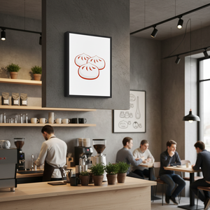 Rectangular LED Backlit Lightbox <b>A3</b> Black Wall-Mounted Advertising Easy Hanging Square Fabric Aluminium <b>Frame</b> Tempered Glass - Product Image 4