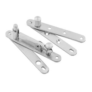 Hardware Series Metallic Upper And Lower Hinge Rotatable High Quality Door Hinge for Pivoting Bookcase