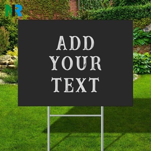 Wholesale Custom Printed Advertising Billboard 2mm-10mm <b>Thick</b> PP Board <b>Plastic</b> <b>Sheets</b> with H-Metal Stakes Yard Signs - Product Image 5