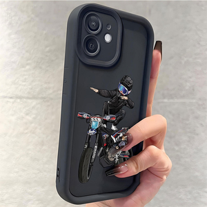 <span class=keywords><strong>Coque</strong></span> de téléphone portable antichoc en TPU avec motif <span class=keywords><strong>moto</strong></span> et imprimé homme, style Cool, protection d'objectif en forme d'échelle pour <span class=keywords><strong>iPhone</strong></span> 11 12 13 14 15 16 17 Pro Max - Product Image 4