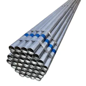 Manufacturer Supplier galvanized steel pipe/GI pipe Custom Size Q195 Q235 Q345 A36 SS400 S235JR
