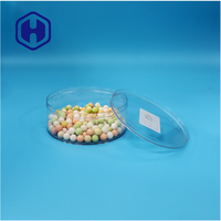 Fabricant direct de biscuits, fruits secs, bonbons, chocolat, nouilles, pot rond en plastique PET, sans BPA, étanche, qualité alimentaire, sucre, gelée