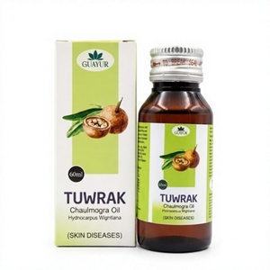Aceite de Masaje Chaulmogra, Aceite para el Cuidado de la Piel de Hydnocarpus Wightiana, 60 ml, Empaque Personalizado OEM - Product Image 1