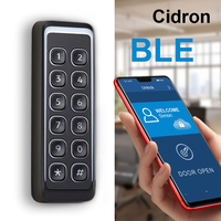 Lector de Control de Acceso RFID Cidron OSDP Wiegand Mifare, Escáner QR, NFC, BLE, APP para Control Remoto de Puertas, ODM, OEM