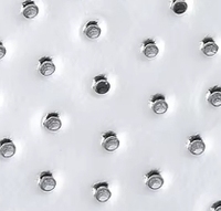 Charbon à chicha en gros, papier aluminium, accessoires pour fumer la chicha, 50 pièces/paquet, papier aluminium pour chicha avec trou pour chicha