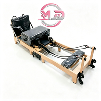 Machine de Pilates Reformer professionnelle pliable en bois d'érable, équipement de fitness pour la maison et le studio, marque MJD Reformer Pilates