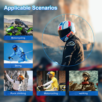 Casque de moto intelligent Y10 en promotion avec réduction de bruit, assistant vocal, musique et appels téléphoniques – Accessoire de casque
