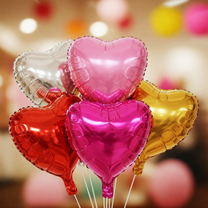 18 Inch Valentine's Day Heart Shaped I Love You Helium Foil <b>Balloons</b> Inflatable Mylar <b>Balloons</b> for Party Wedding Anniversary - Product Image 5