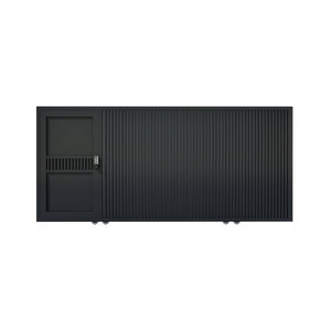 Puerta Corredera Eléctrica de Aleación de Aluminio, Puerta Corredera Simple o Doble, Puerta de Entrada Principal, Puerta de Garaje - Product Image 6
