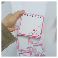 Bloc-notes personnalisé imprimé avec des dessins animés, bloc-notes mignon personnalisé avec des motifs d'anime, papeterie avec logo personnalisé, carnet d'écriture personnalisable