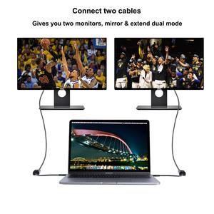 Cablecreation 4K @ 30Hz <span class=keywords><strong>16ft</strong></span> USB C để <span class=keywords><strong>HDMI</strong></span> Cáp <span class=keywords><strong>HDMI</strong></span> loại A đến C Cáp - Product Image 2