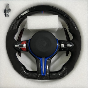 <span class=keywords><strong>Volante</strong></span> Deportivo de Cuero en Forma de D M Sport para <span class=keywords><strong>BMW</strong></span> Serie 7, Serie 2, X3, X4, M3, F22, F30, F35, M6, F90, F10, F25, F06, F11, Plug and Play - Product Image 1