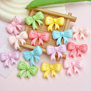 Phim Hoạt Hình Sáng Bow DIY Nhựa Phụ Kiện Điện Thoại Di Động Trường Hợp Tủ Lạnh Điện Thoại Di Động Chủ Vá Tóc Phụ Kiện Thủ Công - Product Image 1