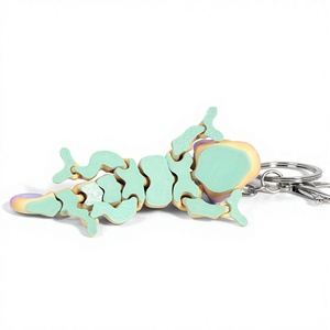 Nouveau Porte-clés Poupée Caméléon 3D Imprimée 2026, Breloque de Sac à Articulations Mobiles, Décoration Créative Unique pour Sac à Dos, Accessoires Bijoux, Cadeaux - Product Image 3
