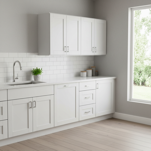 Mobile da Cucina Bianco Stile Shaker Sunique Sydney, Pannello MDF, Design Moderno 30x24 Pollici - Product Image 3