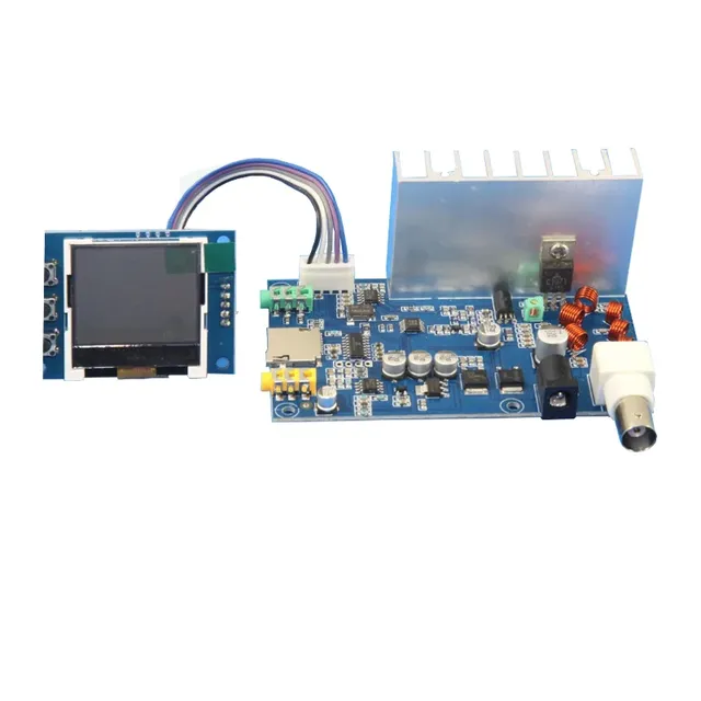 Custom DIY 5W-7W FM Transmitter Radio Station Kits PLL Stereo Digital Frequency Pre-Soldered SMD LCD Electronic Components