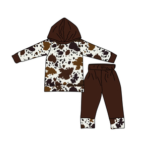 Sudaderas para bebés recién nacidos, sudaderas con tinte de corbata, sudaderas con capucha, pantalones, chándal de 2 piezas, conjunto de ropa de Otoño Invierno de 0 a 10 <span class=keywords><strong>años</strong></span> - Product Image 5
