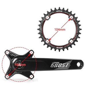 DECKAS-Bicicleta de Montaña Coroa BCD 104, 36T, 38T, redonda, angosta, ancha, 104BCD, 34, 32 dientes, velocidad única para m785, de aluminio, 12V, <span class=keywords><strong>11V</strong></span> - Product Image 3