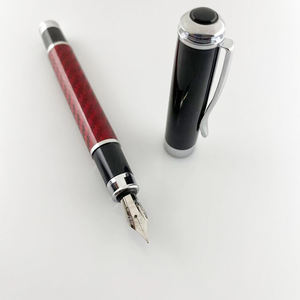 Productos de Moda GemFully 2025, <span class=keywords><strong>Pluma</strong></span> Estilográfica de Fibra de Carbono Metálica de Bajo <span class=keywords><strong>Precio</strong></span> y Alta <span class=keywords><strong>Calidad</strong></span>, Tinta Azul, Color Dorado - Product Image 5