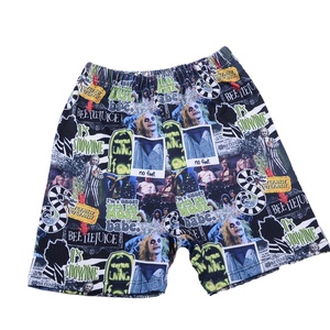 Shorts de Bebé para Niña, Talla Grande, Casuales, de Punto, Poliéster/Algodón, con Estampado Floral, Cintura Elástica, para las 4 Estaciones - Product Image 1
