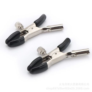 Adult SM toys, sex toys, metal nipple clamps, chain styles, bells, nipple training, manufacturer wholesale. - Product Image 2