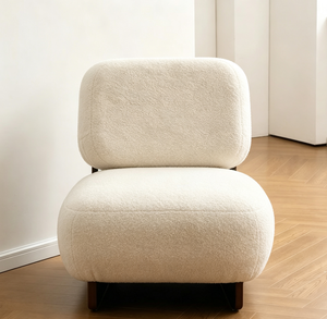 Fauteuil d'appoint rembourré, fauteuil lounge à texture douce, chaise d'appoint pour salon - Product Image 5