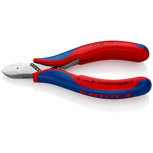 Cisaille latérale Knipex 77 22 115 pour l'électronique Cu Max 1,3 mm Moyen Max 1,0 mm - Product Image 1