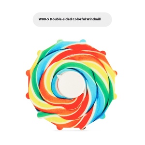 Độc Đáo Kẹo Màu Hai Mặt UV In Nhựa Ngón Tay Spinner Nhà Sản Xuất Mới Của Giải Nén Đồ Chơi Fidget Spinners - Product Image 6