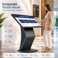 Kiosco Interactivo de Autoservicio con Pantalla Táctil de 10 Puntos y Android 4K para Hotel, Señalización Digital para Vestíbulo de Metro, OEM