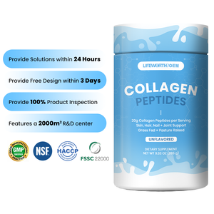 Collagene in Polvere per Adulti OEM/ODM per la Salute di Capelli, Unghie e Articolazioni e per lo Schiarimento della Pelle, Certificato GMP, Durata 24 Mesi - Product Image 1