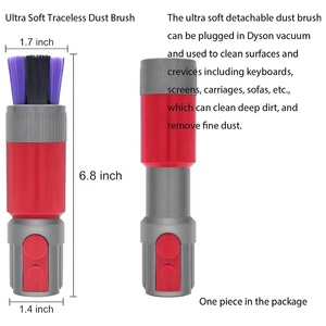 Kit de accesorios de repuesto para D yson V15 V12 <span class=keywords><strong>V11</strong></span> V10 V7 V8 <span class=keywords><strong>Absolute</strong></span> Detect Cyclone Fluffy Brush Tools:Traceless/Soft/Stiff - Product Image 5