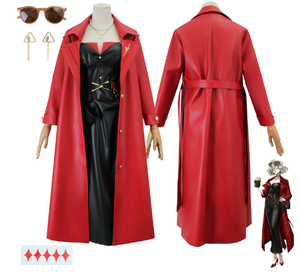 Identité 5 Mary Cosplay Costume Marie Lawson Nouvelle Peau Collier Bloody Queen Ensemble Complet Costumes Rouge Trench Coat Femmes Hallow Party - Product Image 1