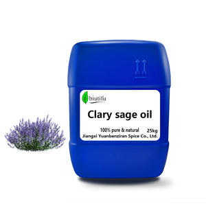 Óleo Essencial de Extrato Vegetal Óleo de Sálvia Clara Cuidados com a Pele e Cabelo Aromaterapia Alívio do Estresse Redução da Pressão Arterial - Product Image 1
