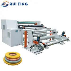 CE aprovado 1000mm papel kraft BOPP PET PVC Film High Speed Slitter Rewinder Machine